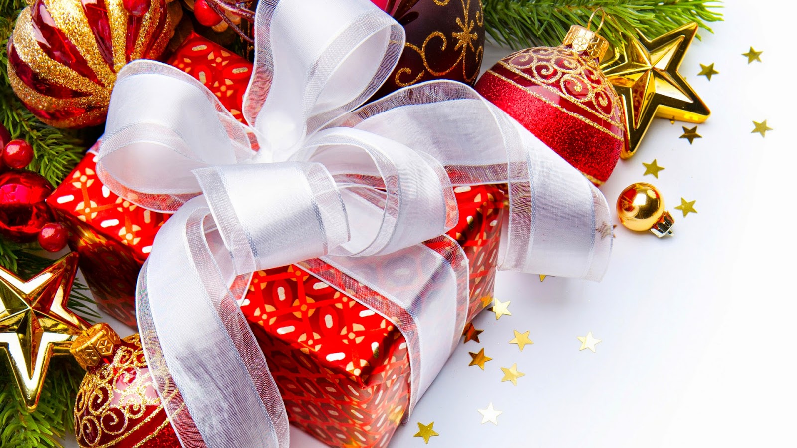 Christmas Gift Desktop Backgrounds - HD Wallpaper 