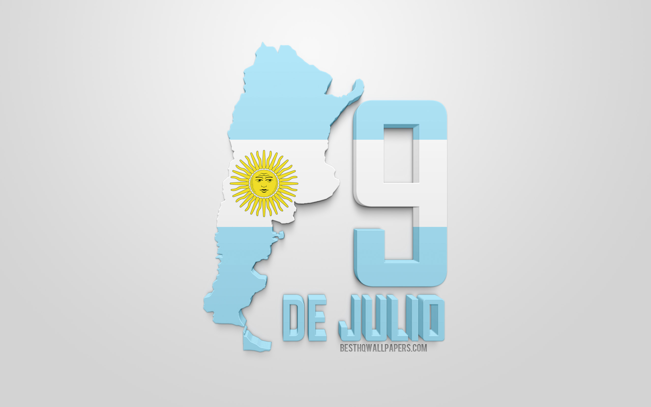 Independence Of Argentina, July 9, Argentine Declaration - Graphic Design - HD Wallpaper 