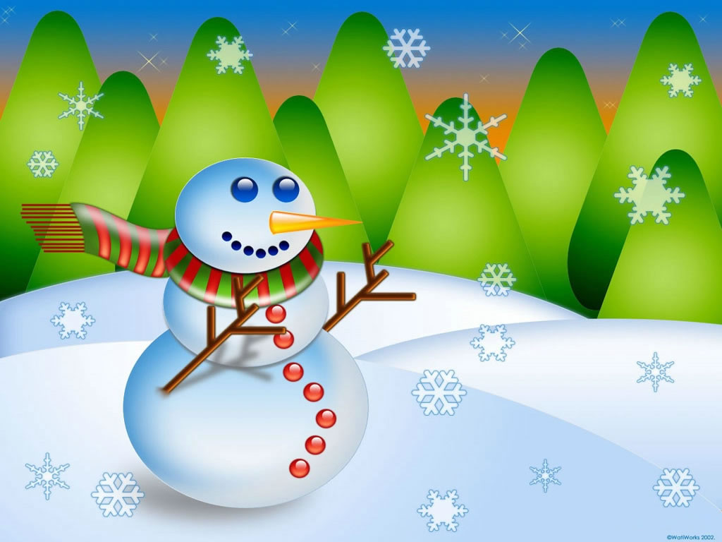 Christmas Cartoon Wallpapers � Christmas 2015 Ideas - Let It Snow Someplace Else - HD Wallpaper 