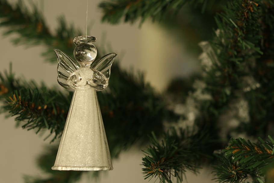 Christmas, Christmas Decorations, Angel, Christmas - Christmas Tree - HD Wallpaper 