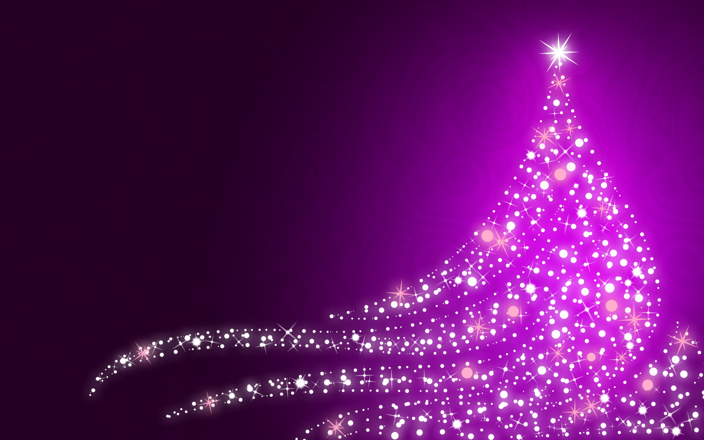 Purple Christmas Background - HD Wallpaper 