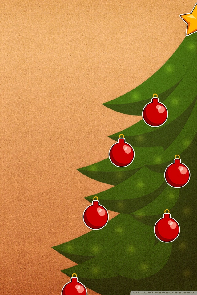 Apple Christmas Wallpaper - Vintage Christmas Wallpapers Iphone - HD Wallpaper 