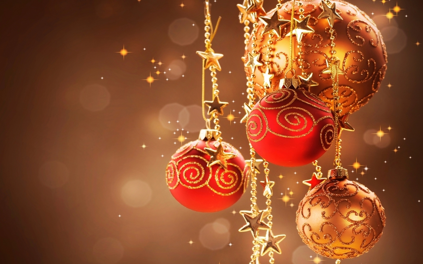 Christmas Balls - HD Wallpaper 