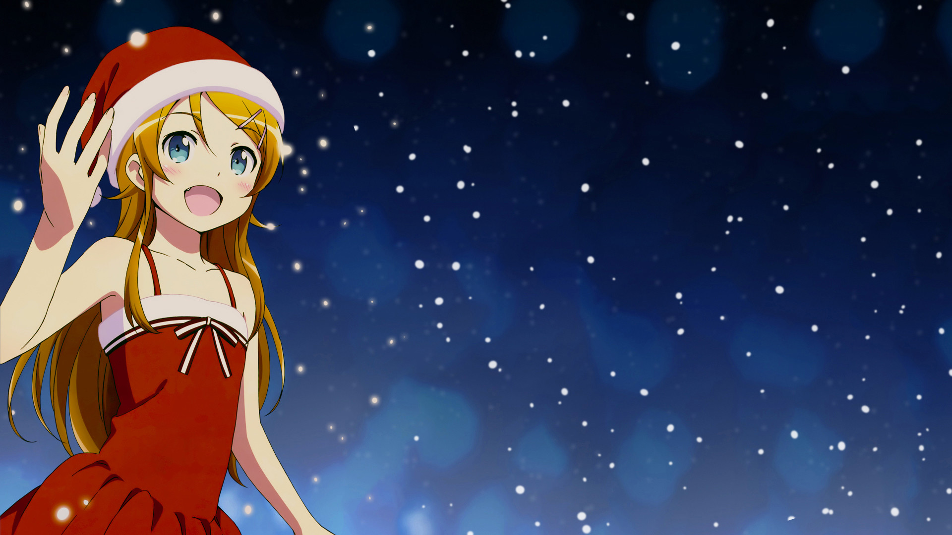 Anime Christmas Wallpaper 
 Data-src - Christmas Wallpaper Anime - HD Wallpaper 