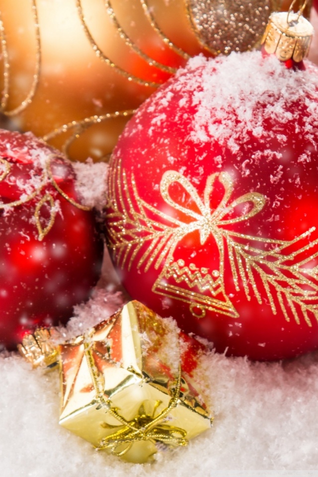 Christmas Ornament Wallpaper Phone - HD Wallpaper 