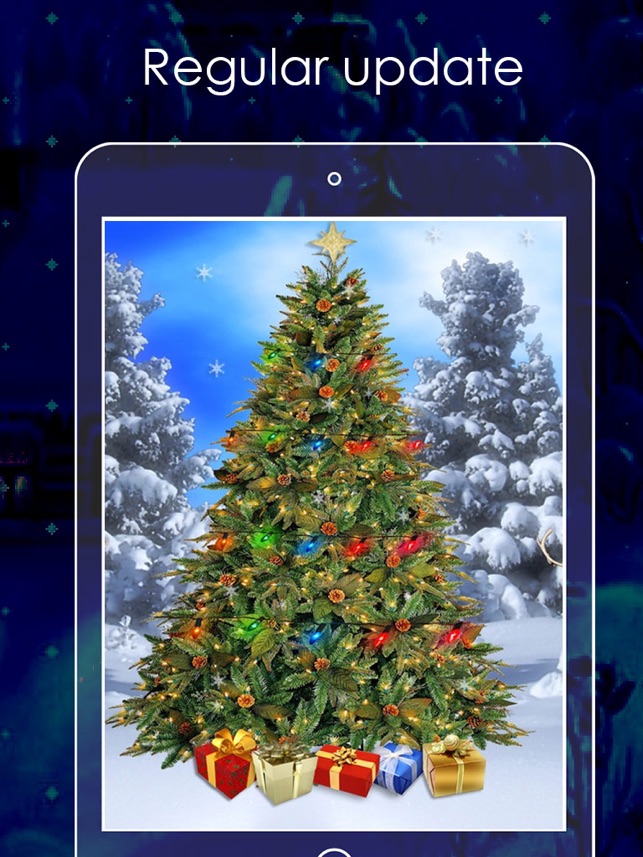 Sparkling Christmas Tree Gif - HD Wallpaper 