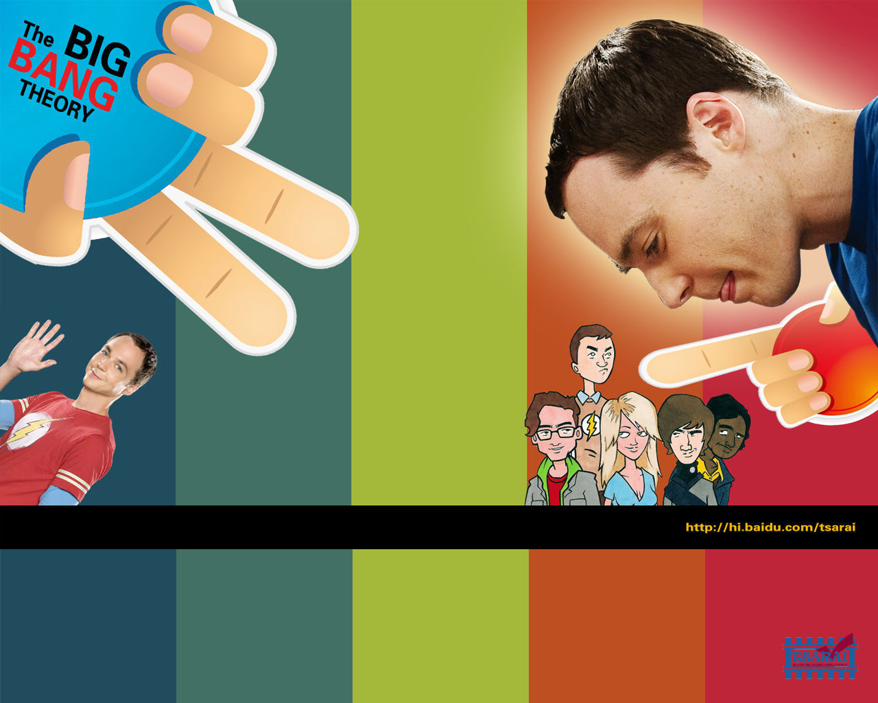 Happy Holiday - Big Bang Theory Cast - HD Wallpaper 