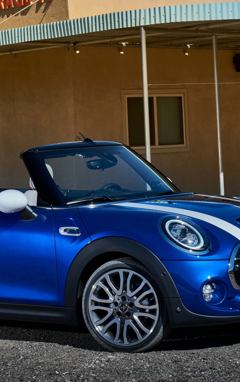 Blue, Convertible, Mini Cooper S, Wallpaper - Mini Convertible Hd - HD Wallpaper 