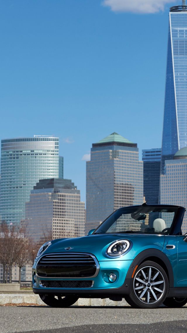Mini Cooper Cabrio, Nyias 2016, Cabriolet - Mini Cooper Vertical - HD Wallpaper 