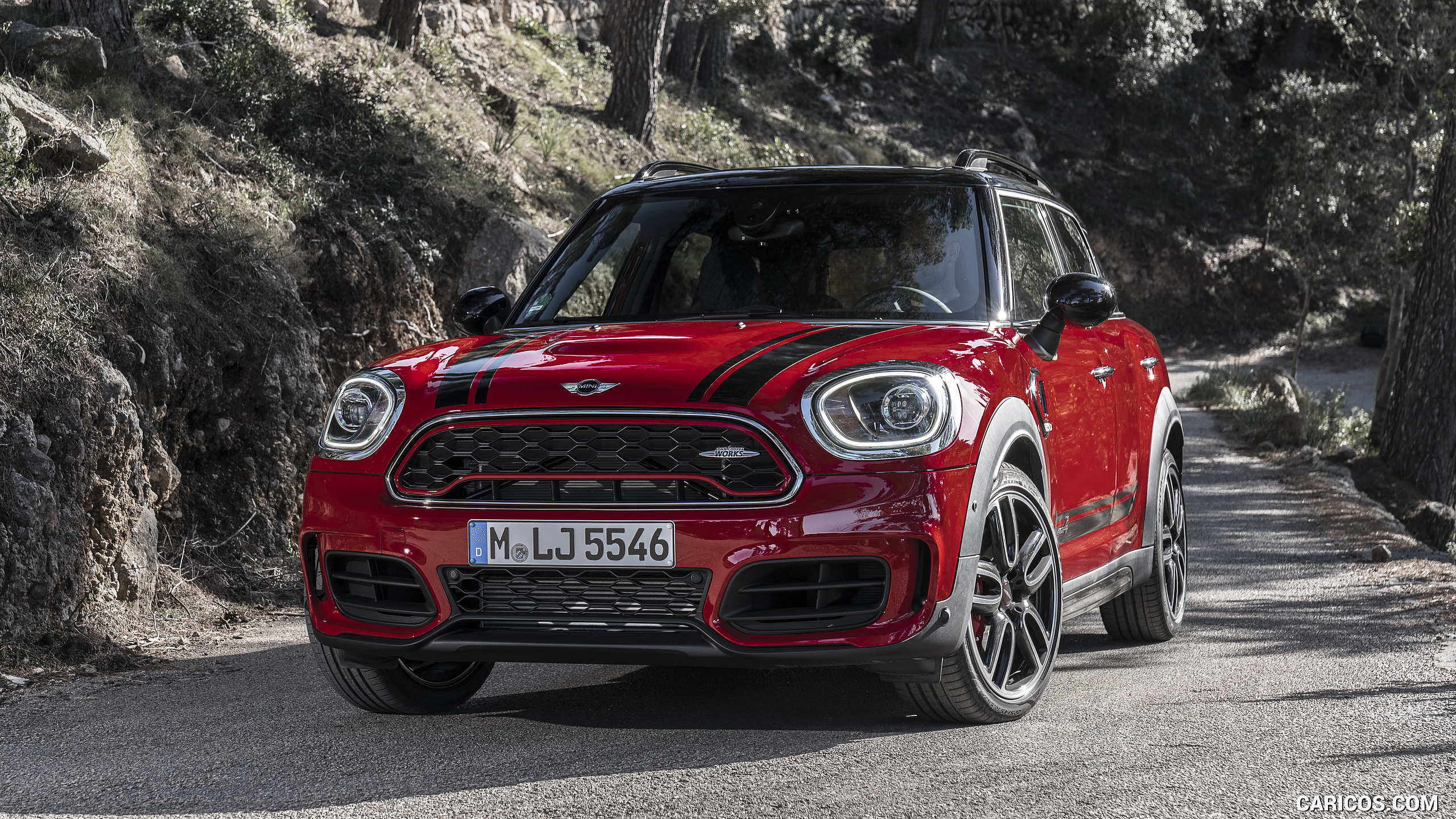 2018 Mini John Cooper Works Countryman Wallpaper - Mini Countryman 2018 Front - HD Wallpaper 