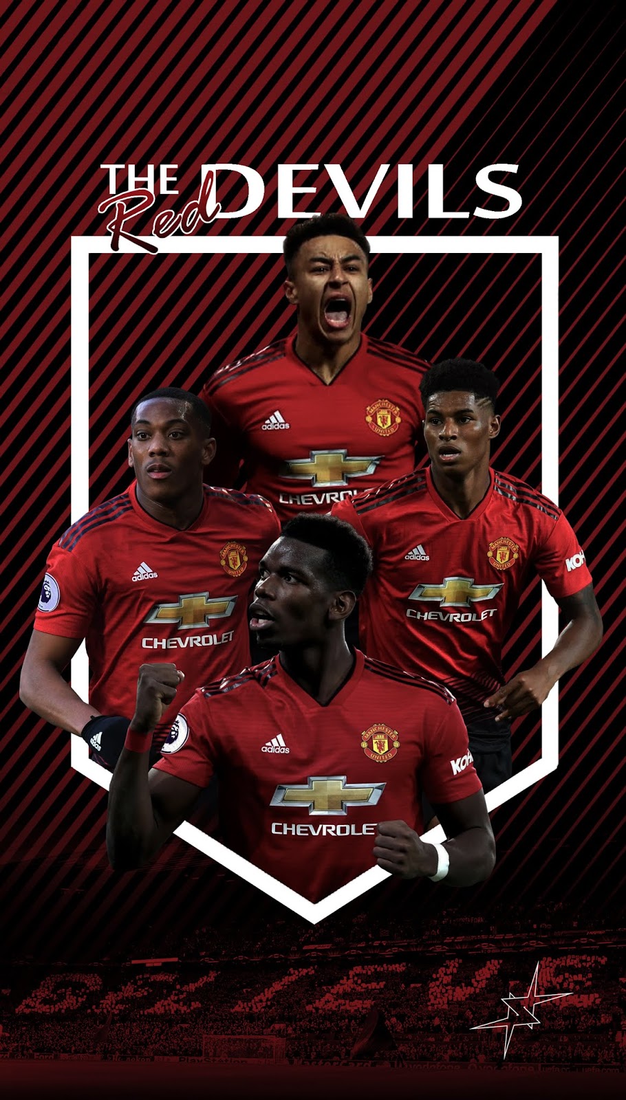 Wallpaper Manchester United Terbaru - Man U Wallpaper 2019 - HD Wallpaper 