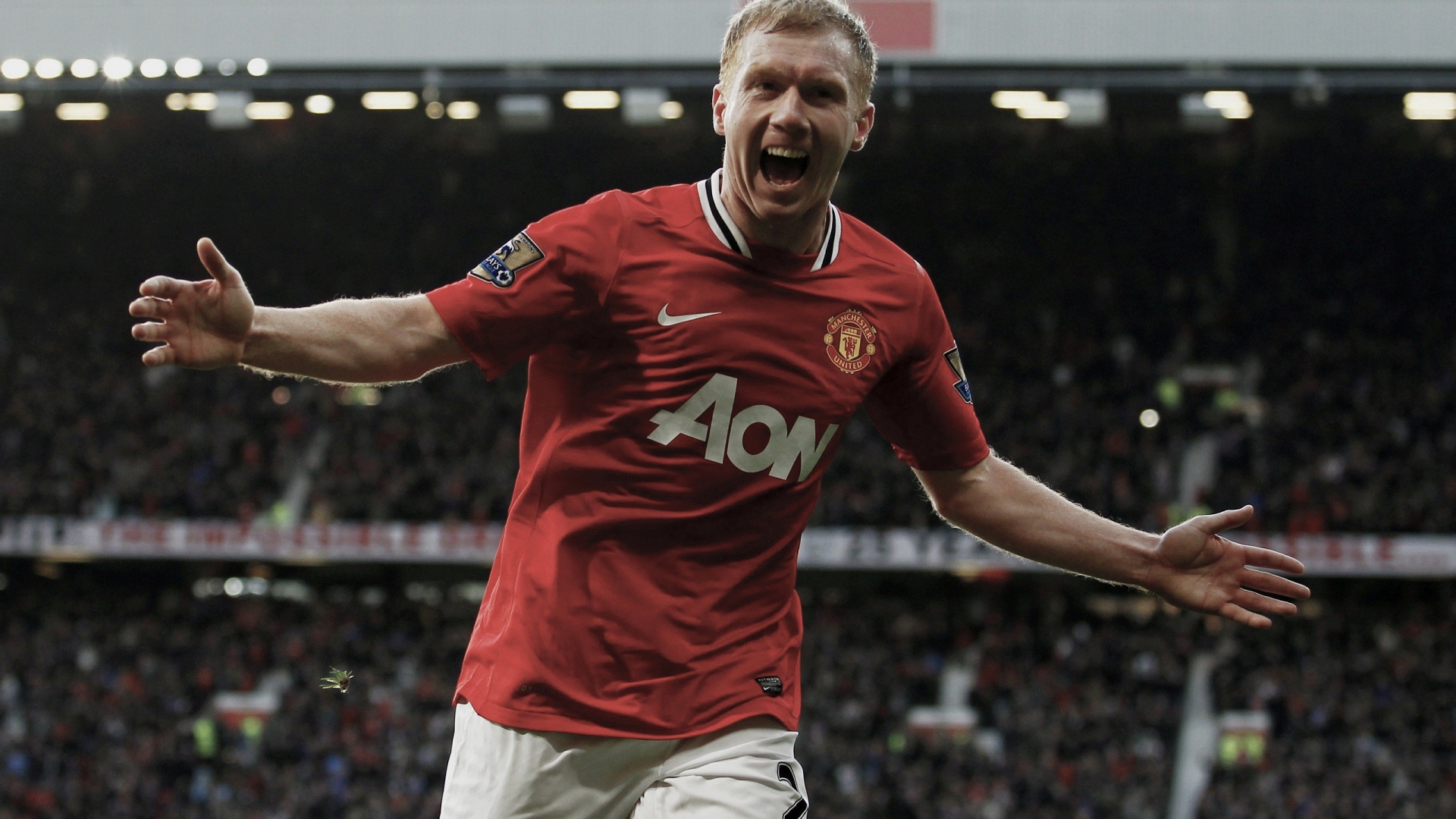 Manchester United, Football, Player - Paul Scholes Wallpaper Hd - HD Wallpaper 