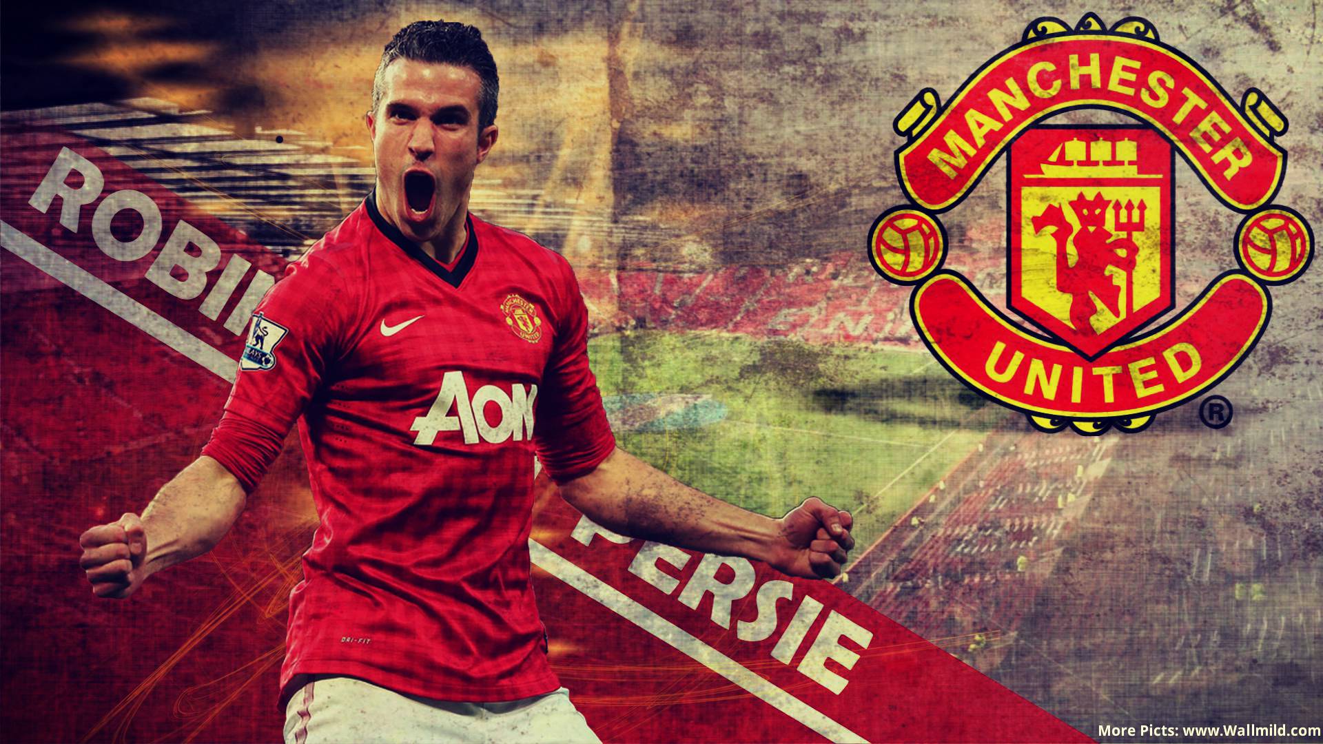 Nothing Found For 2014 Manchester United Robin Van - Robin Van Persie Logo - HD Wallpaper 