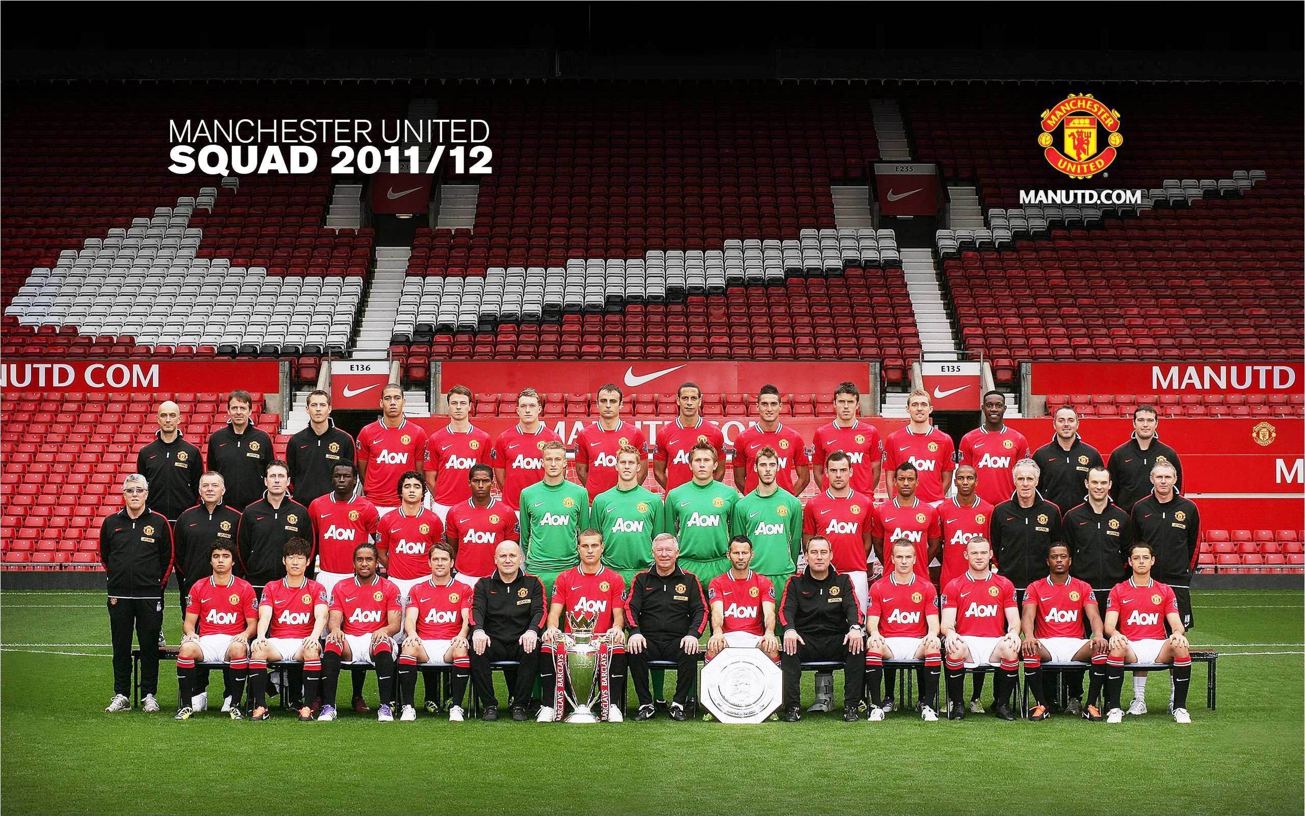 Man United 2011 12 Squad - HD Wallpaper 