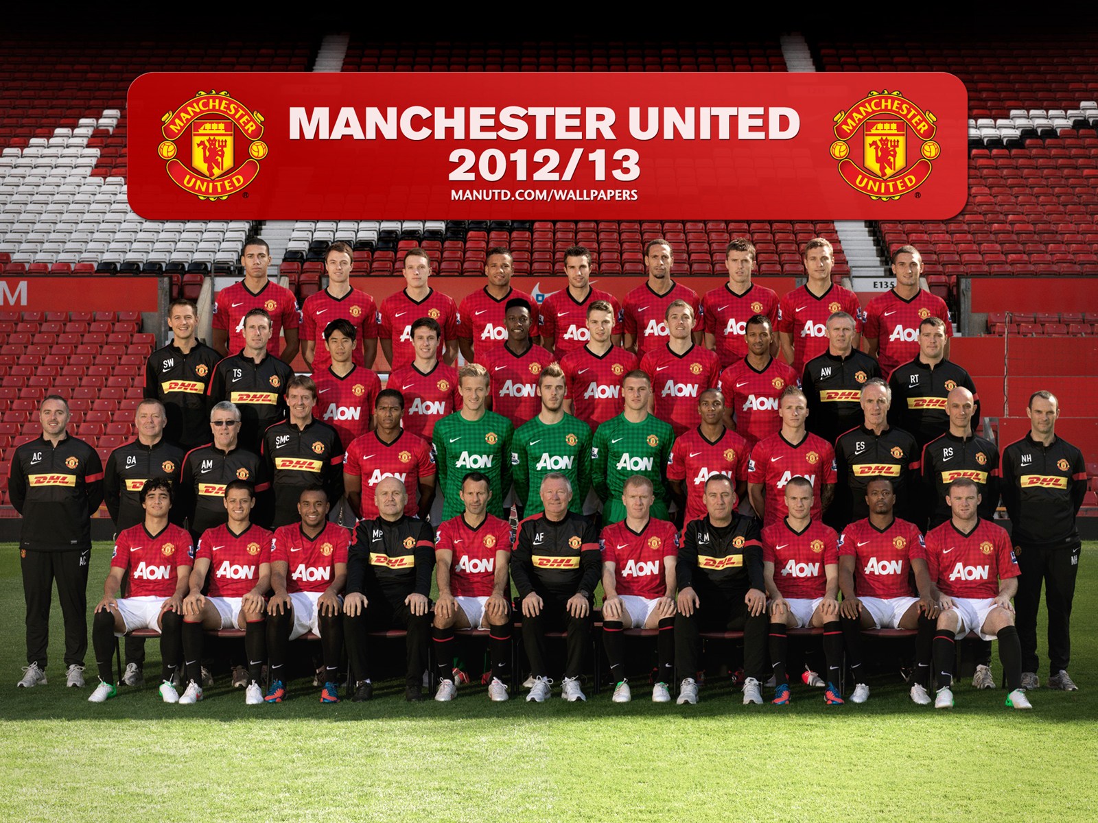Will Power Manchester United 2012 13 Squad Photo Wallpaper - Manchester United Team 2012 13 - HD Wallpaper 