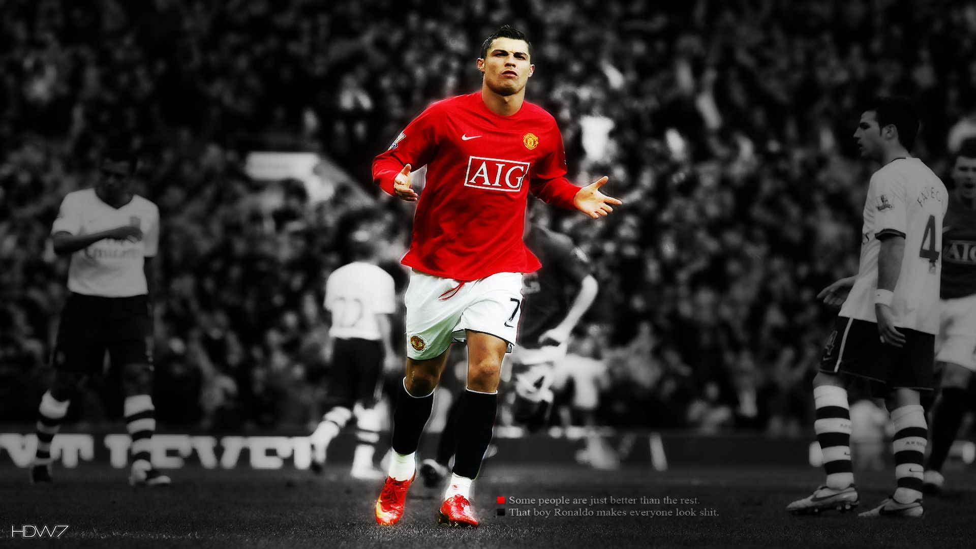 Cristiano Ronaldo Manchester United - Cristiano Ronaldo Wallpaper Manchester United - HD Wallpaper 