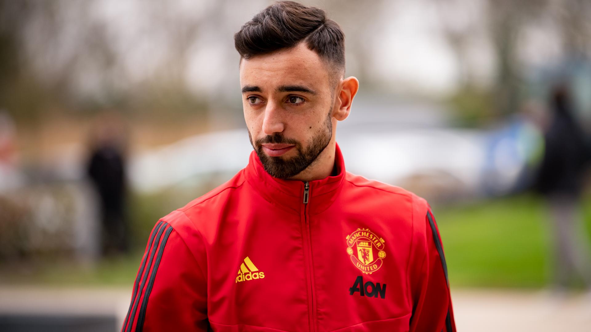 Bruno Fernandes Man Utd - HD Wallpaper 