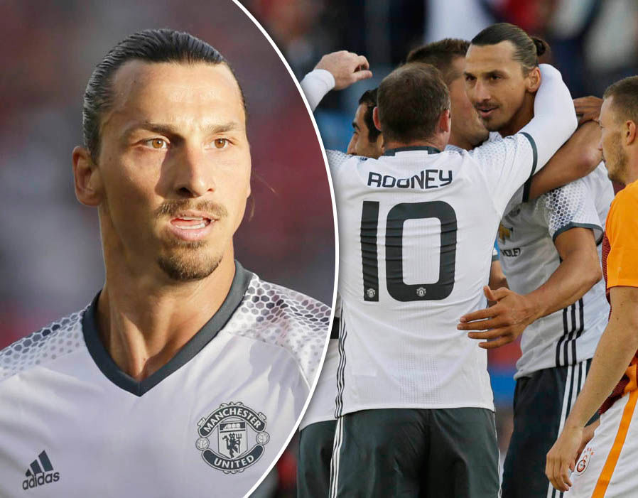 Zlatan Ibrahimovic - Wayne Rooney Zlatan Ibrahimovic - HD Wallpaper 