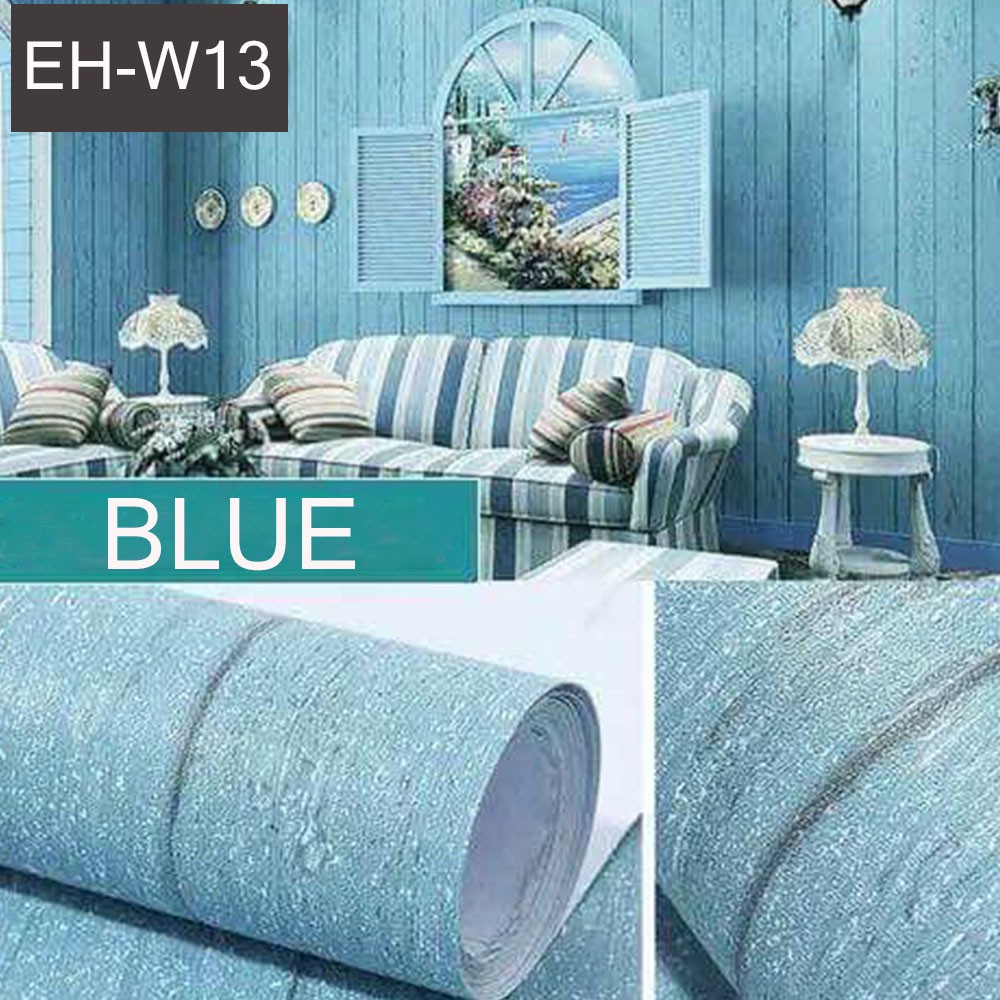 Stiker Kayu Biru - HD Wallpaper 