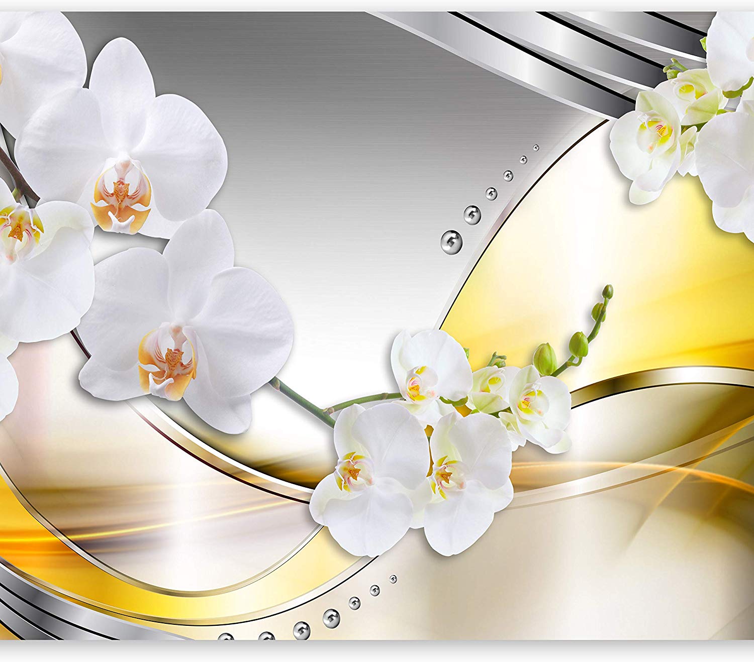 Fototapet Vlies Galben - HD Wallpaper 