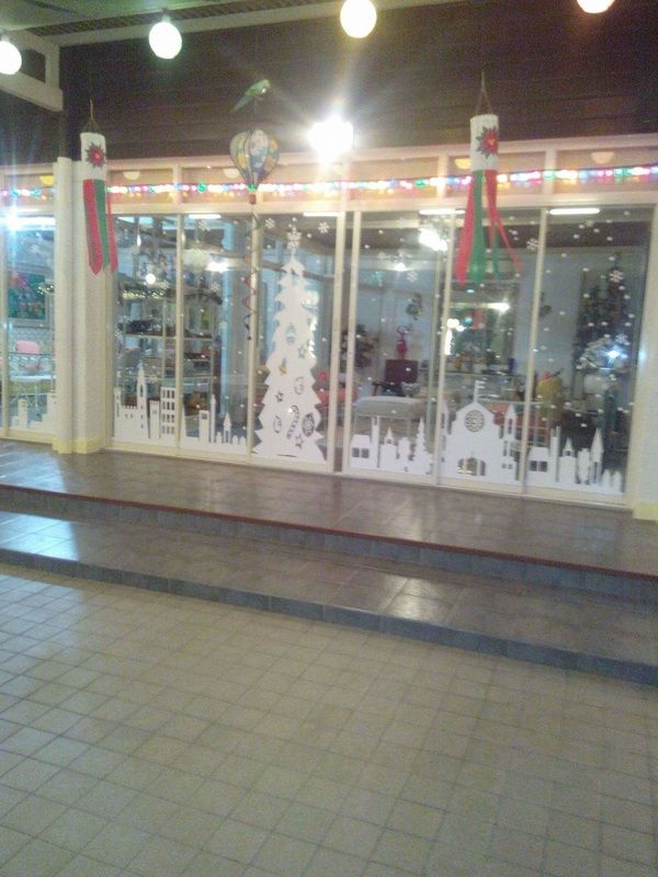 Frosted Glass Stickers Christmas - HD Wallpaper 