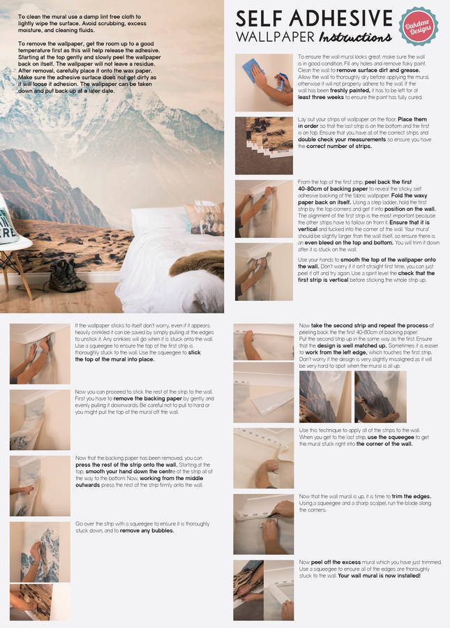 Self Adhesive Wallpaper Instructions 645x900 Wallpaper teahub.io