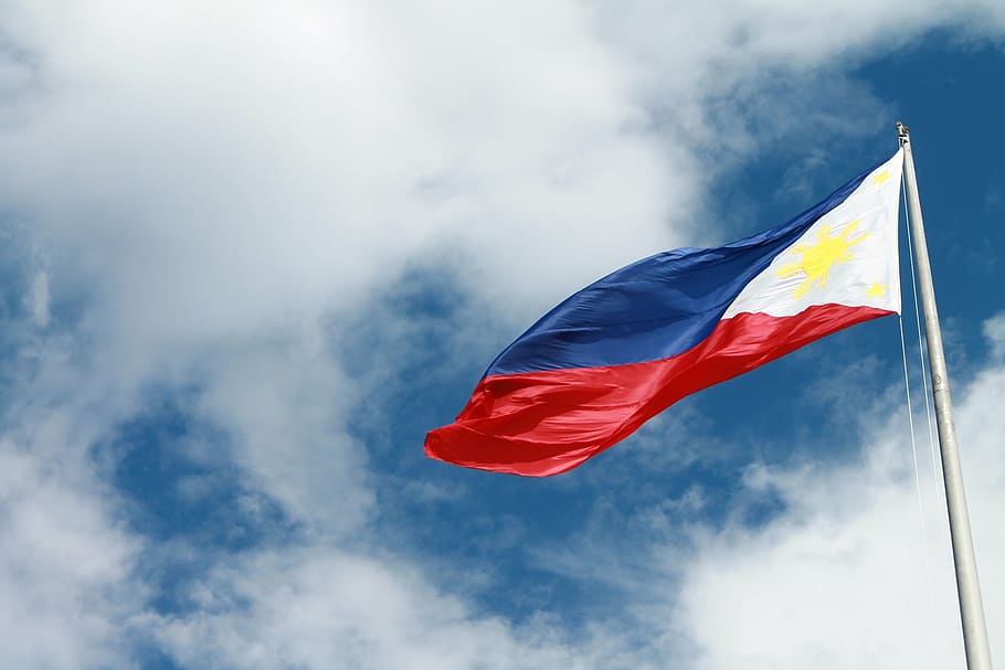 Close-up Photo Of The Republic Of Philippines Flag - HD Wallpaper 