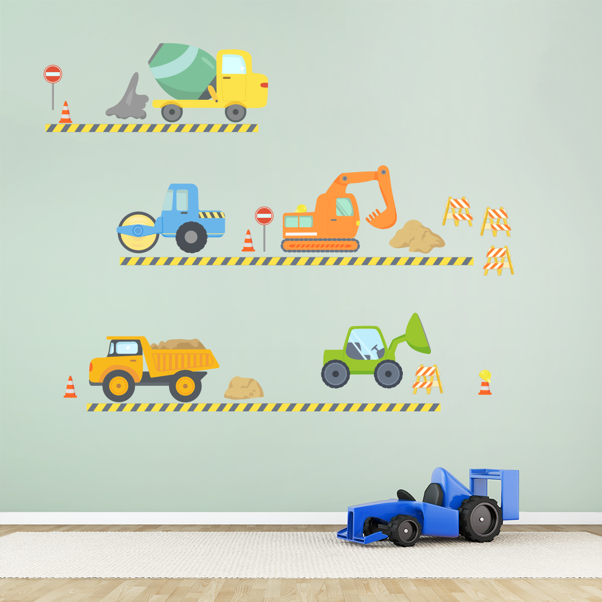 Construction Wall Decal - Model Car - HD Wallpaper 