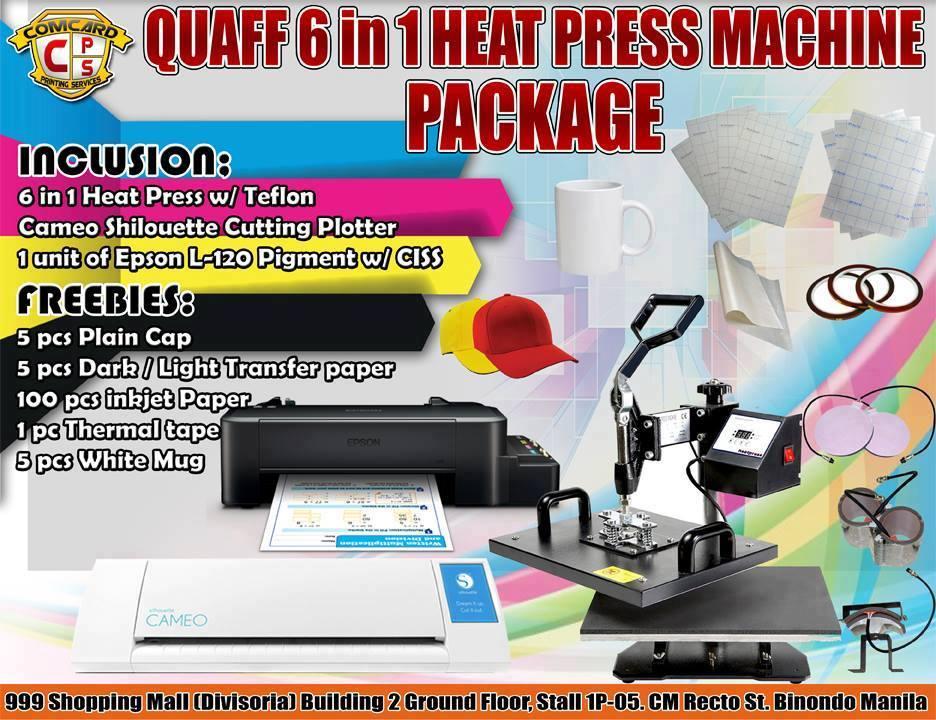 Quaff 6 In 1 Heat Press Machine Package - HD Wallpaper 