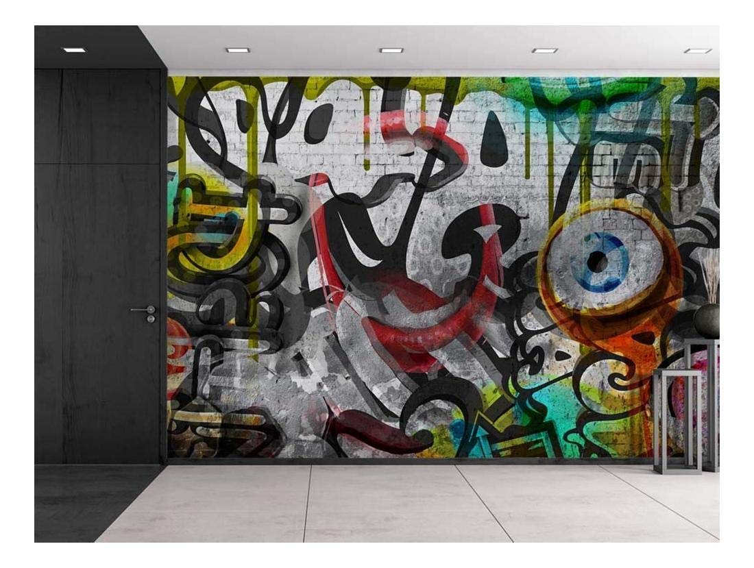 Urban Removable Graffiti Wall Mural - HD Wallpaper 