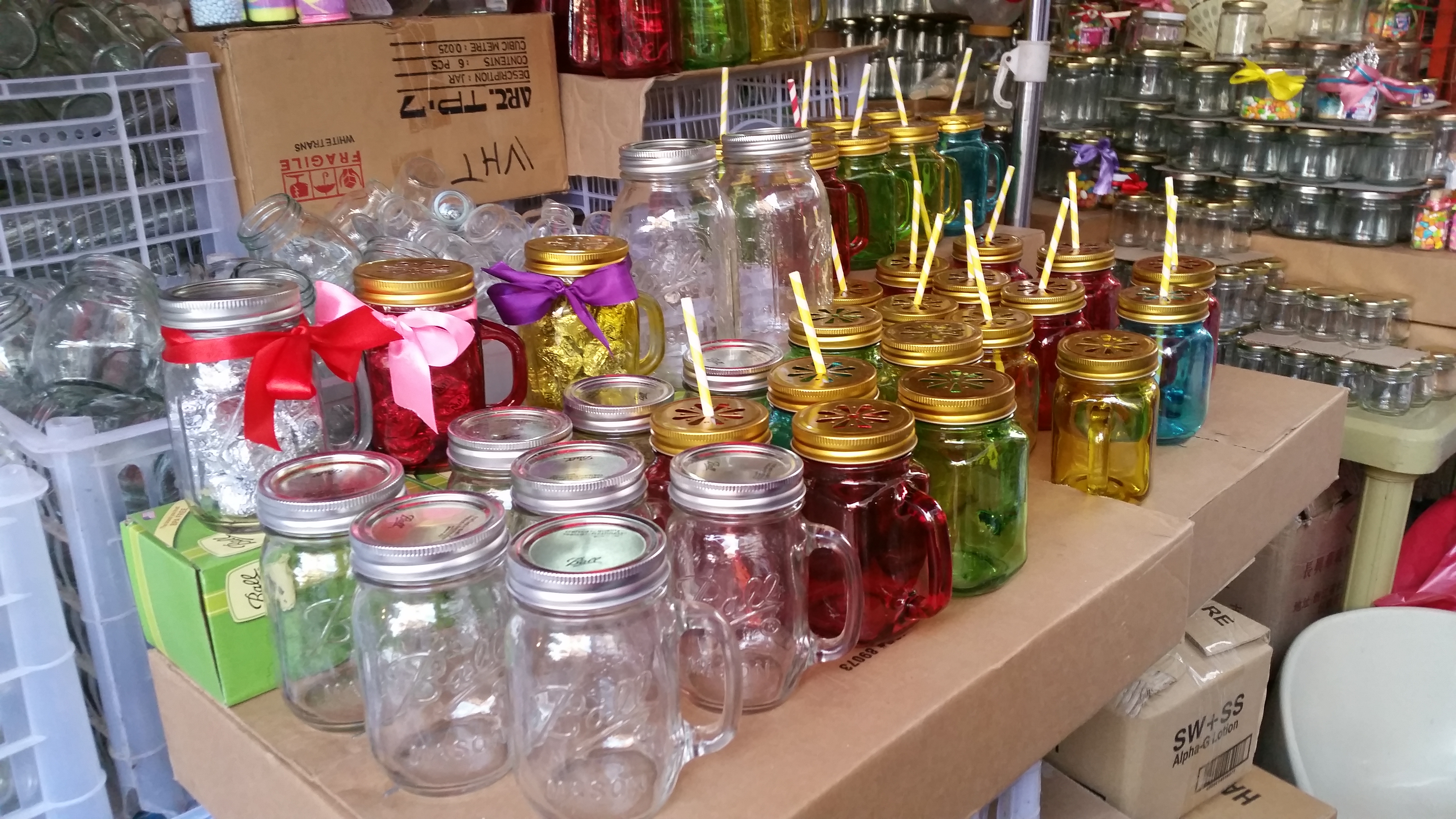 Divisoria Mason Jars - Glass Bottle - HD Wallpaper 