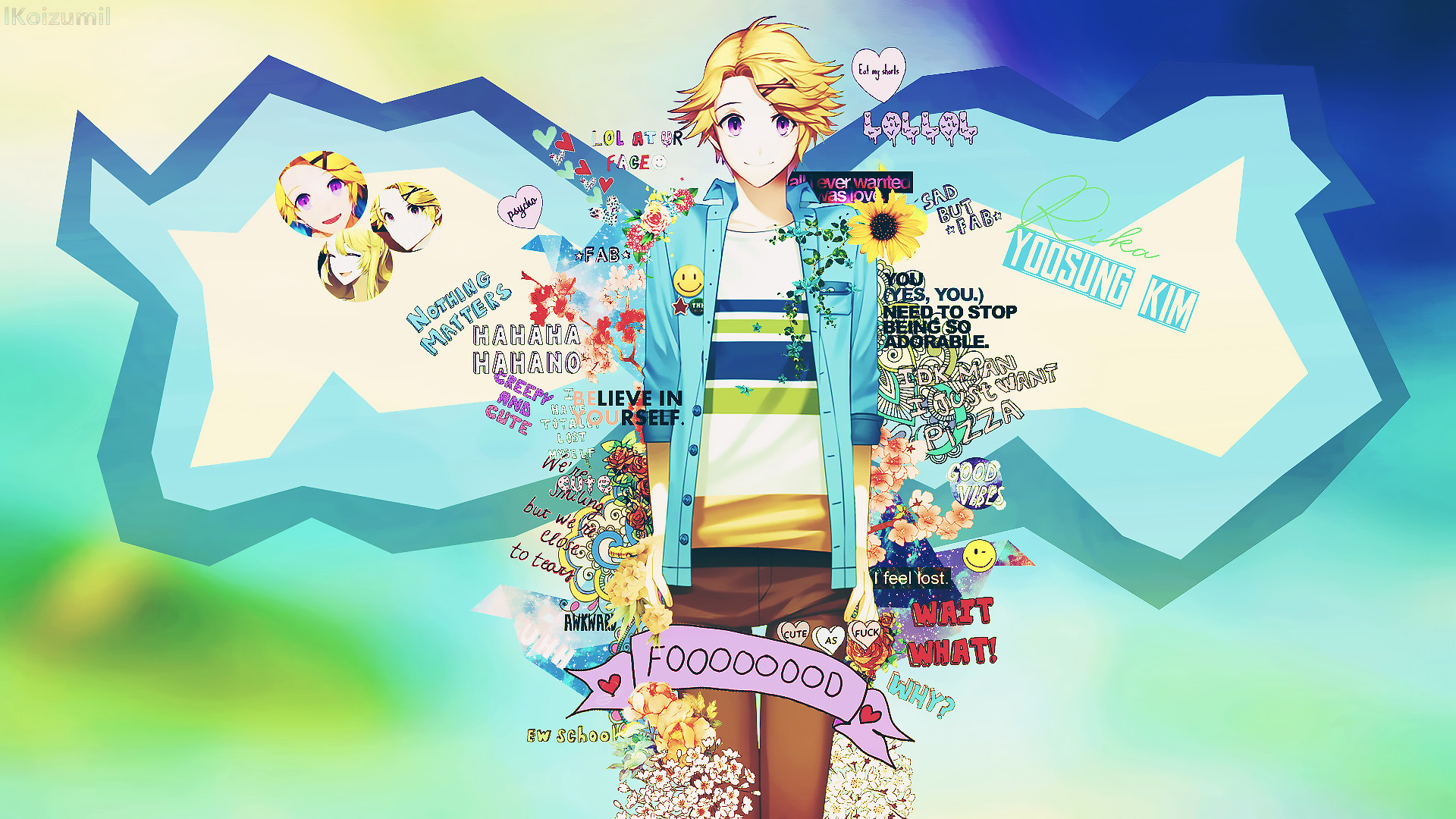 The M/m Wallpaper Poster - Mystic Messenger Yoosung Background - HD Wallpaper 