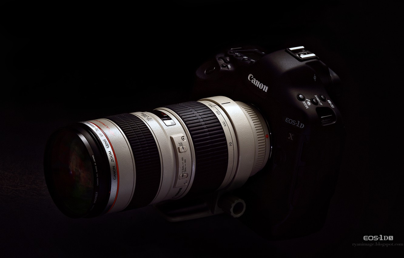 Photo Wallpaper The Camera, Lens, Canon, Eos 1d X, - Canon Wallpaper Pc - HD Wallpaper 