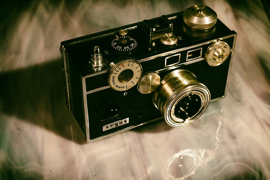 Camera, Vintage, Antique, Photography, Retro, Old, - Point-and-shoot Camera - HD Wallpaper 