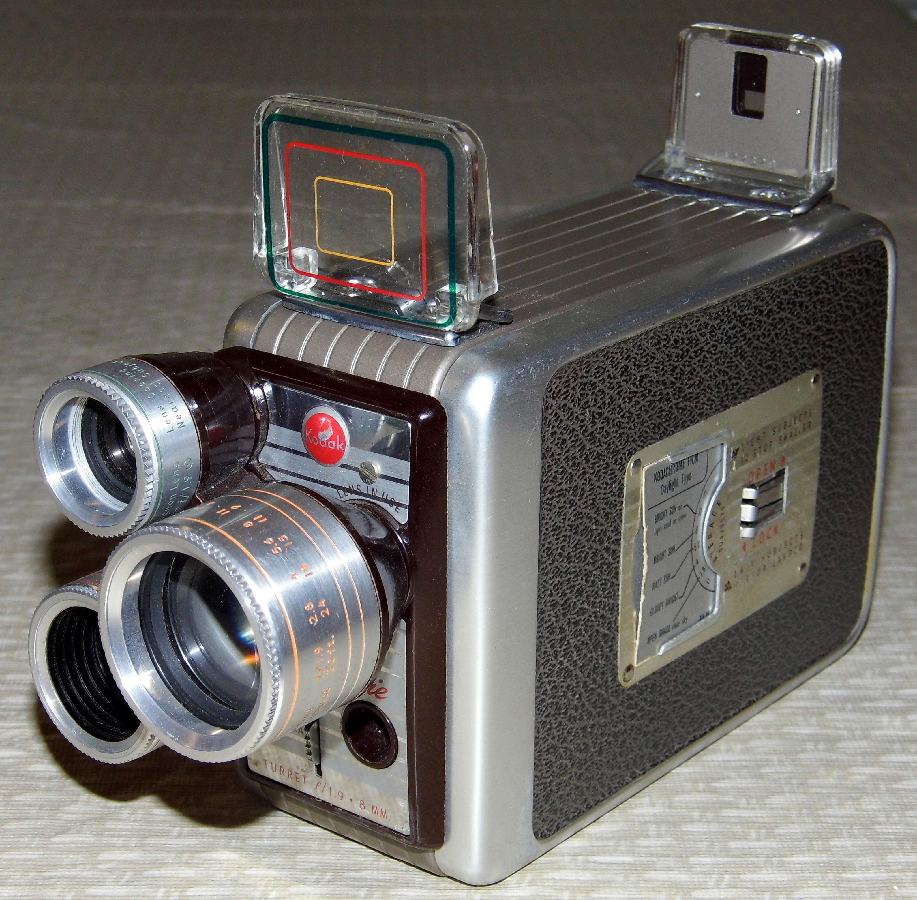 8mm Kodak Movie Camera - HD Wallpaper 