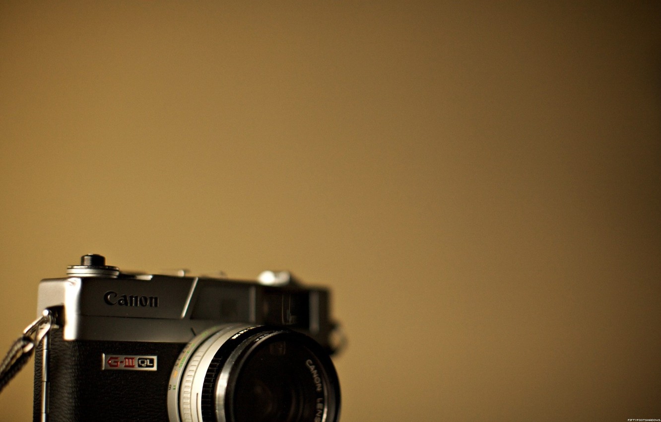 Photo Wallpaper Minimalism, The Camera, Canon, Camera, - Camera Minimalist - HD Wallpaper 