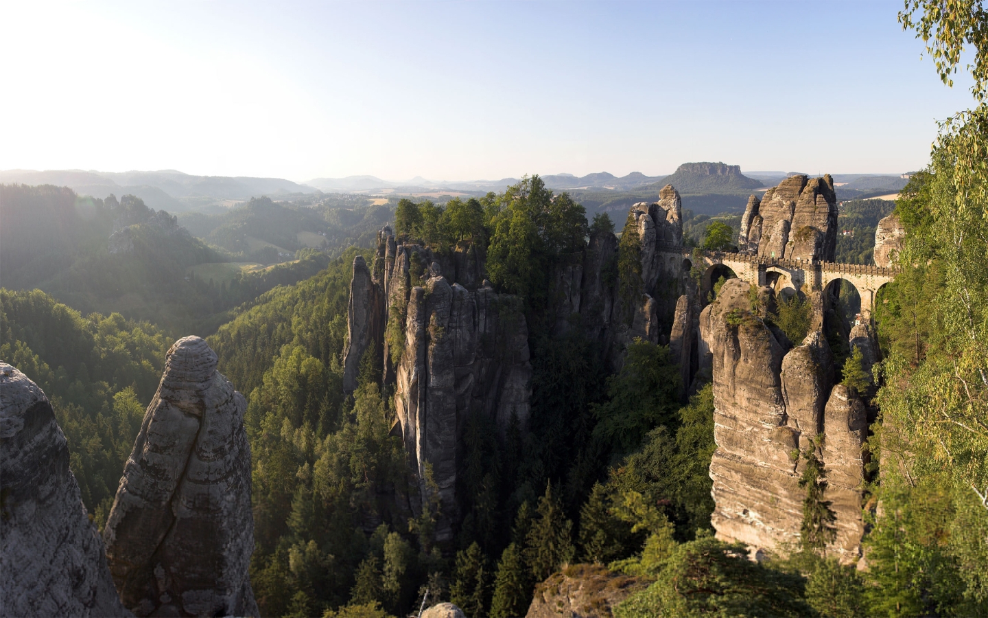 Saxon Switzerland - HD Wallpaper 