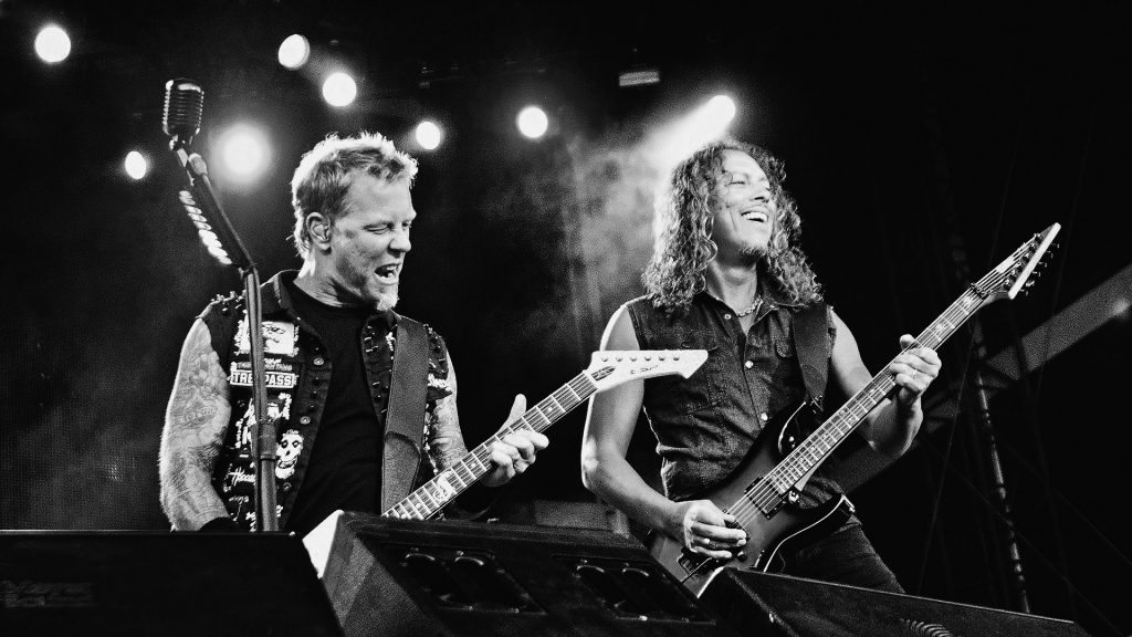 James Hetfield And Kirk Hammett - HD Wallpaper 