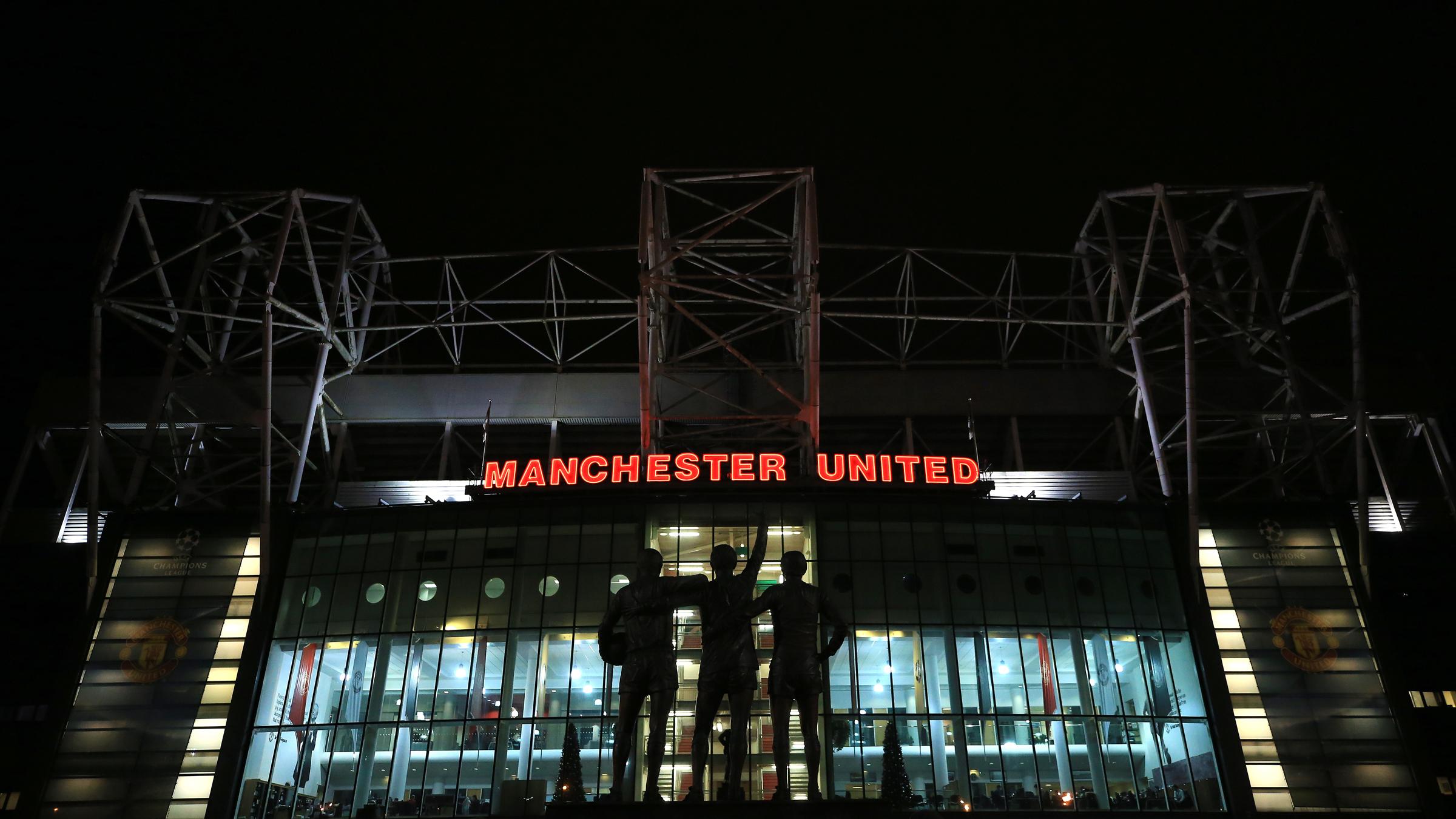 Night Old Trafford Wallpaper Hd - HD Wallpaper 