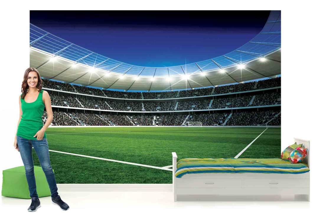 Man Utd Bedroom Wallpaper - Background Stadium - HD Wallpaper 