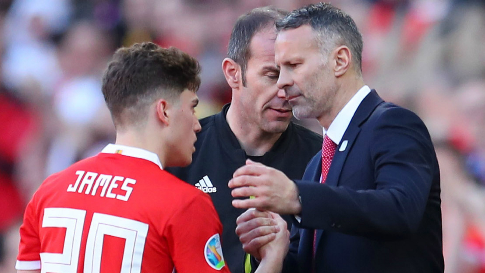 Giggs Tells James To Enjoy The Challenge - Ryan Giggs And Daniel James - HD Wallpaper 