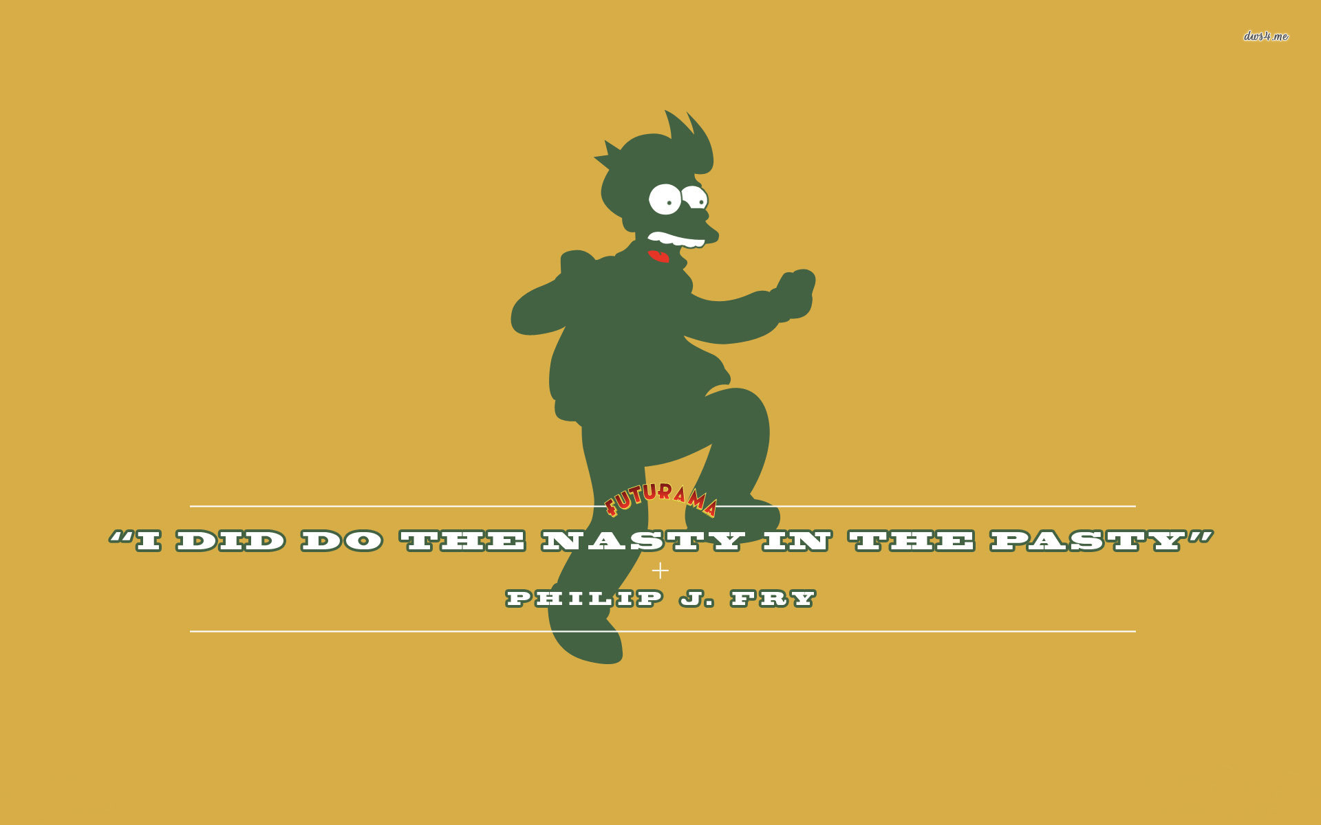 1920x1200, Fry Quote - Cartoon - HD Wallpaper 