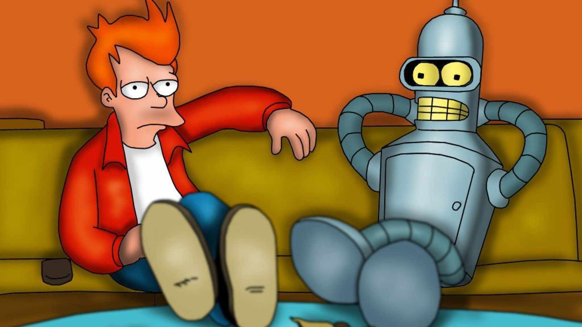 Futurama Bender Y Fry - HD Wallpaper 
