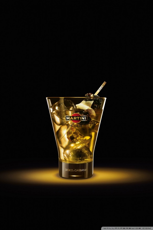 Martini Gold - HD Wallpaper 