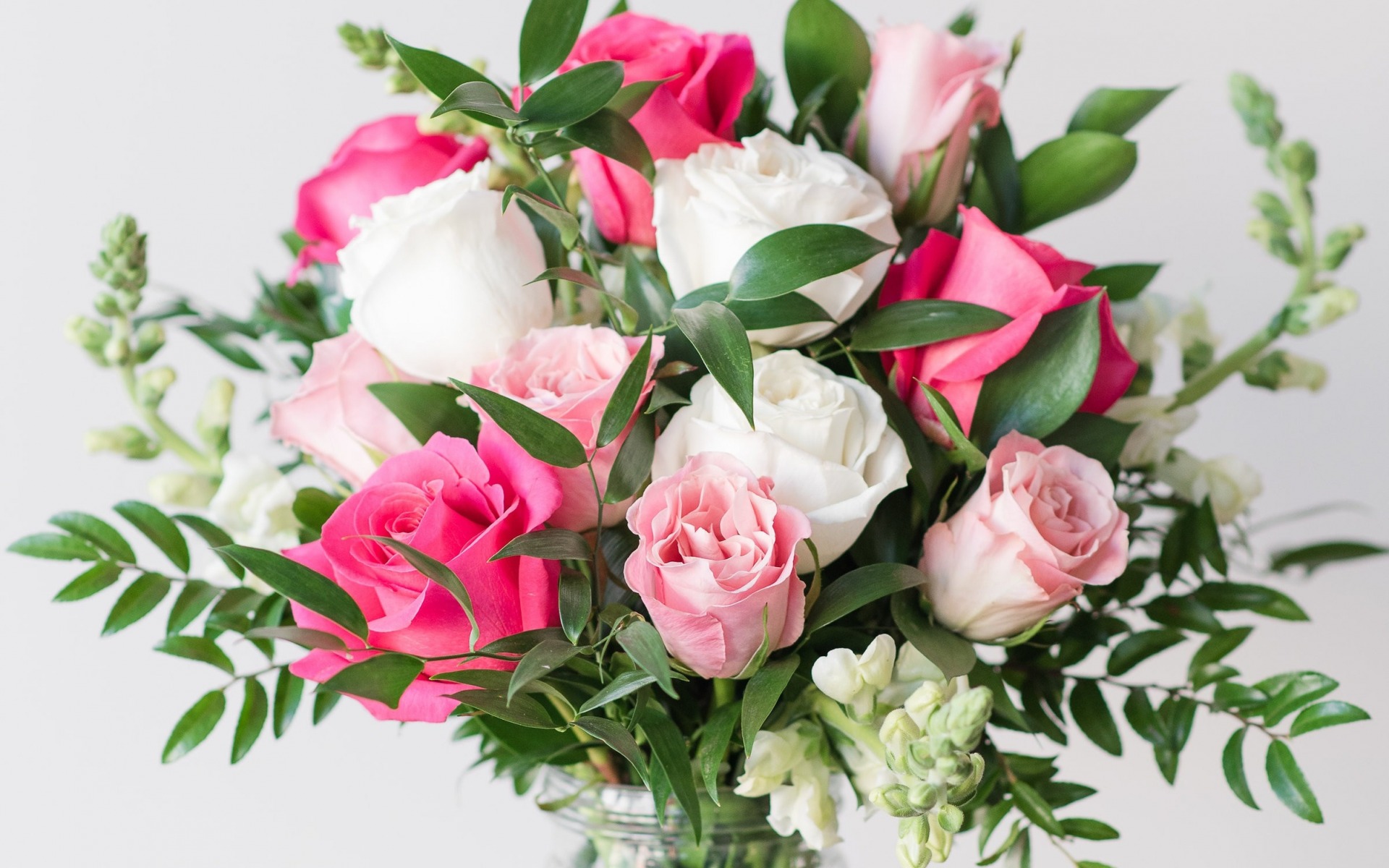 Beautiful Pink Bouquet, Wedding Bouquet, Pink Roses, - باقة من الورود الجميلة - HD Wallpaper 