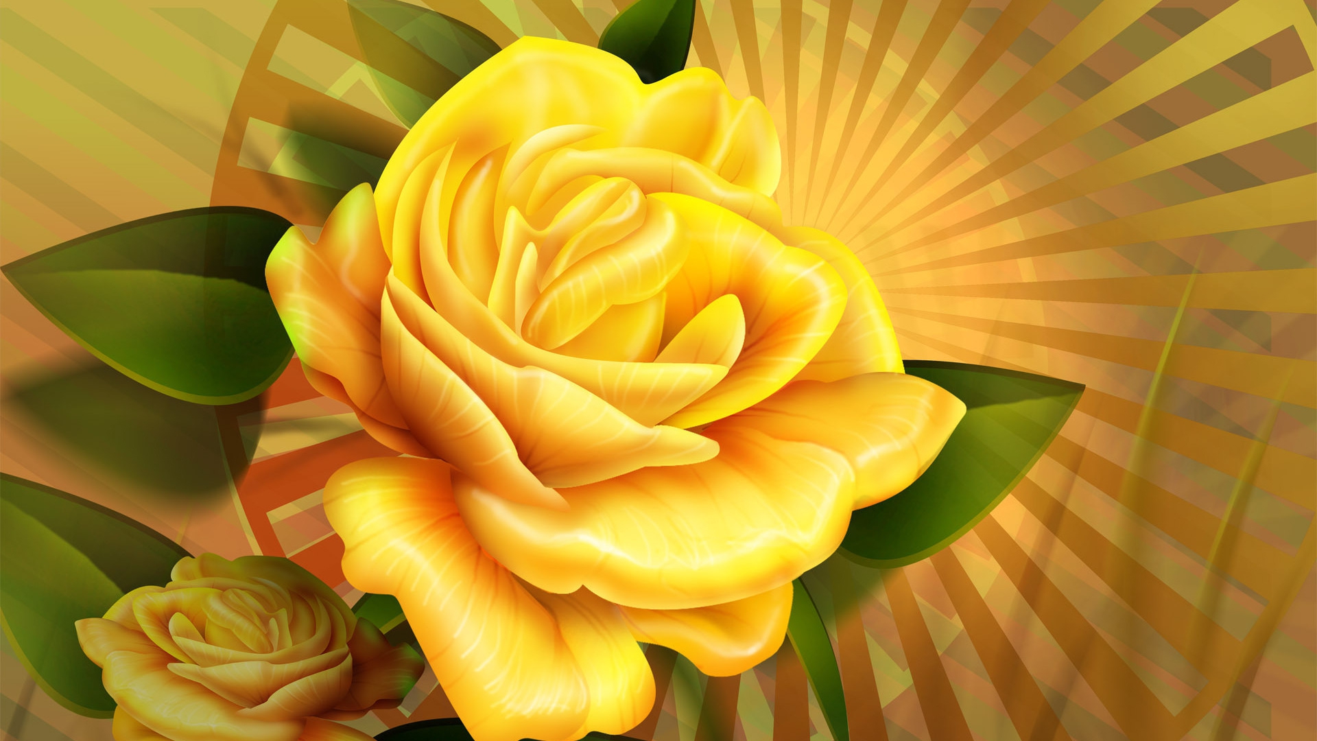 Yellow Rose - Single Yellow Rose Wallpaper Free Download - HD Wallpaper 