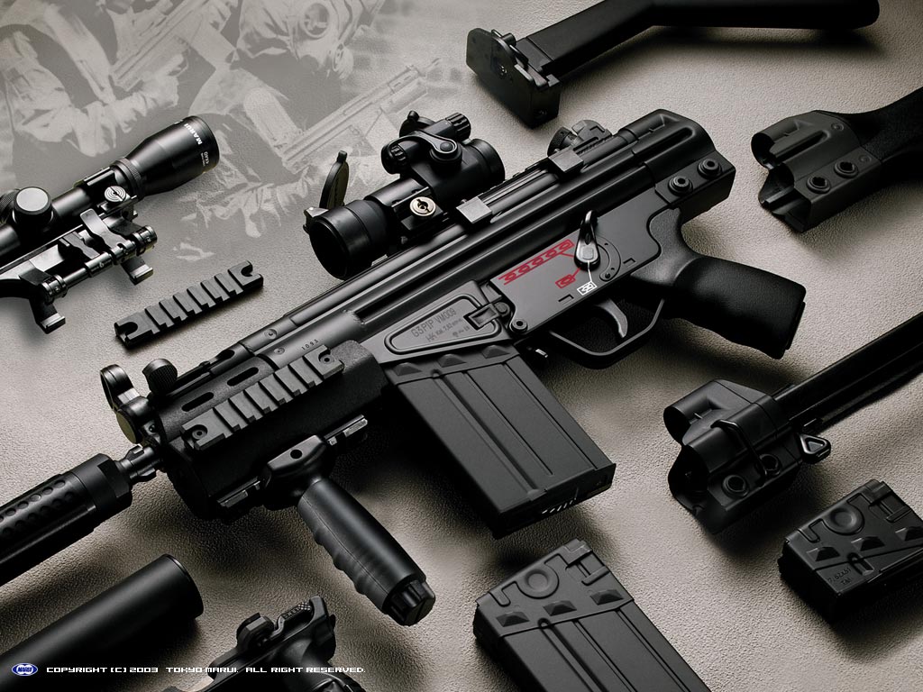 Gun Wallpaper ,gun Wallpaper,wallpaper - Hk G3 Short Barrel - HD Wallpaper 