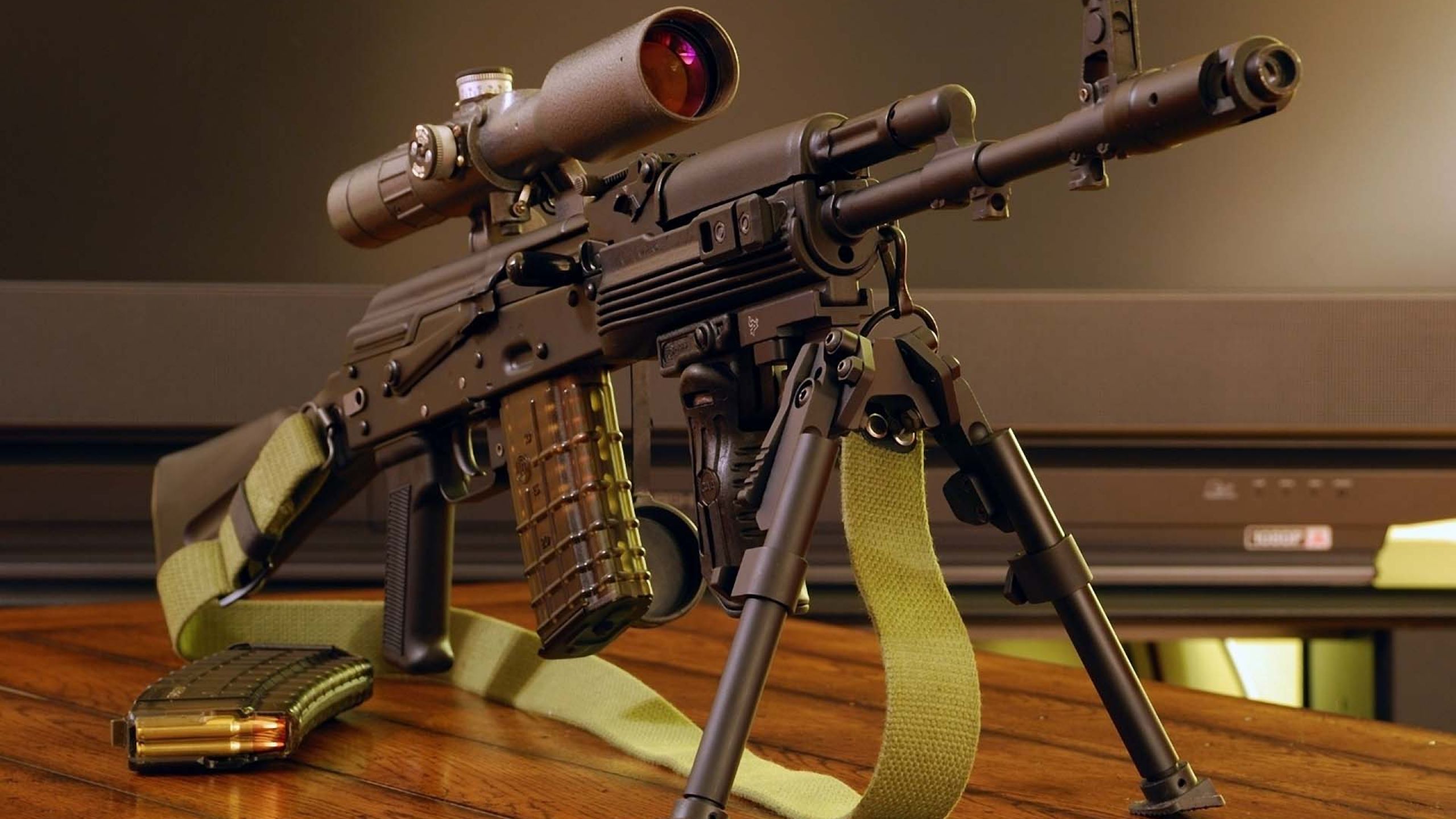 Sniper Gun Wallpapers - Ak 101 Assault Rifle - HD Wallpaper 