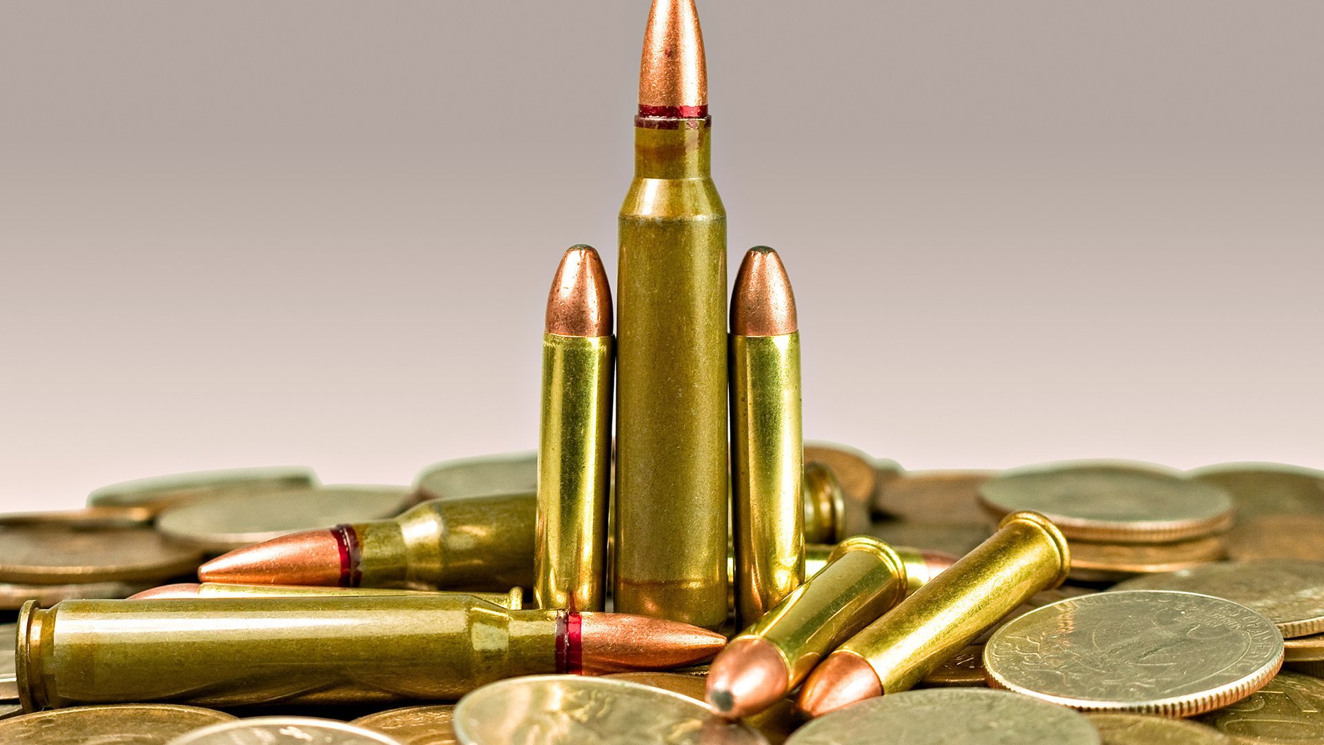 Cool Money Wallpapers - Gun Bullet - HD Wallpaper 