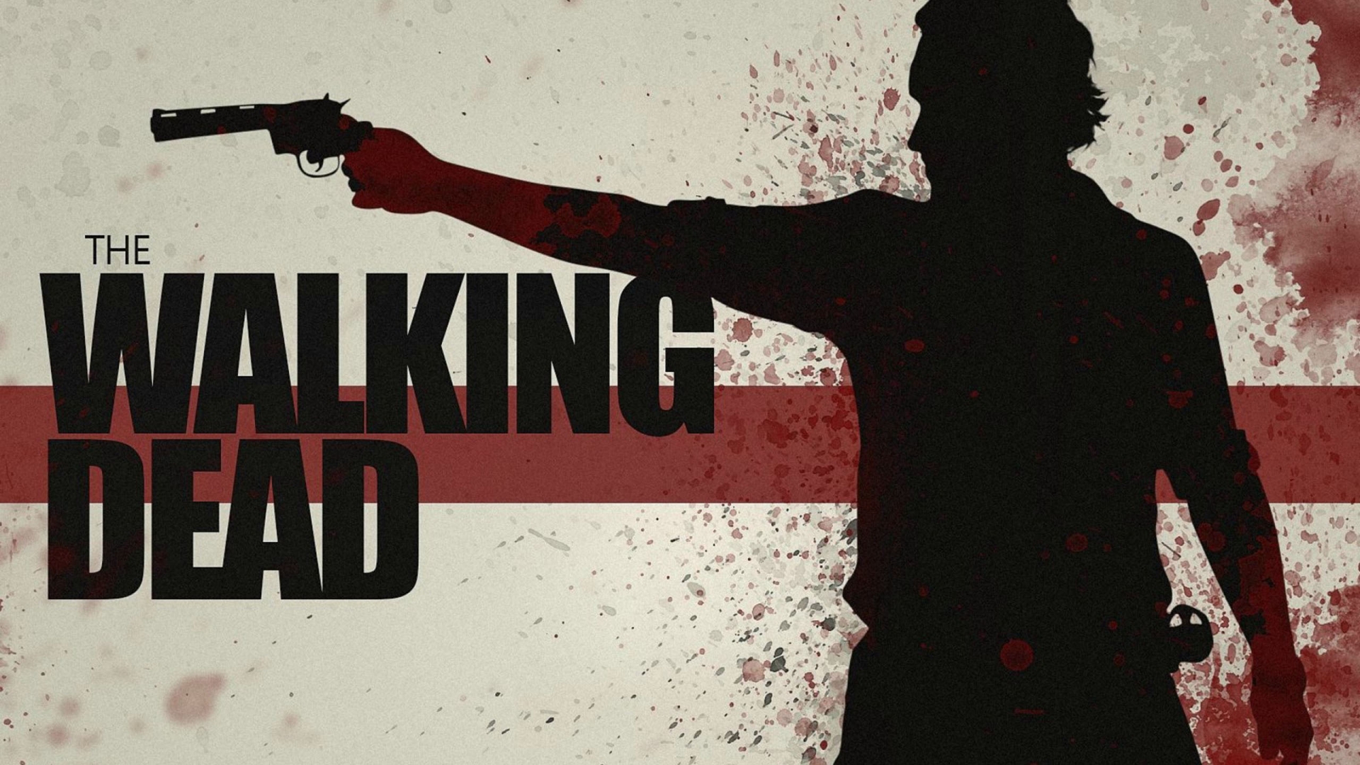 The Walking Dead Gun Poster For 1920 X 1080 Hdtv 1080p - Walking Dead Wallpaper Hd - HD Wallpaper 
